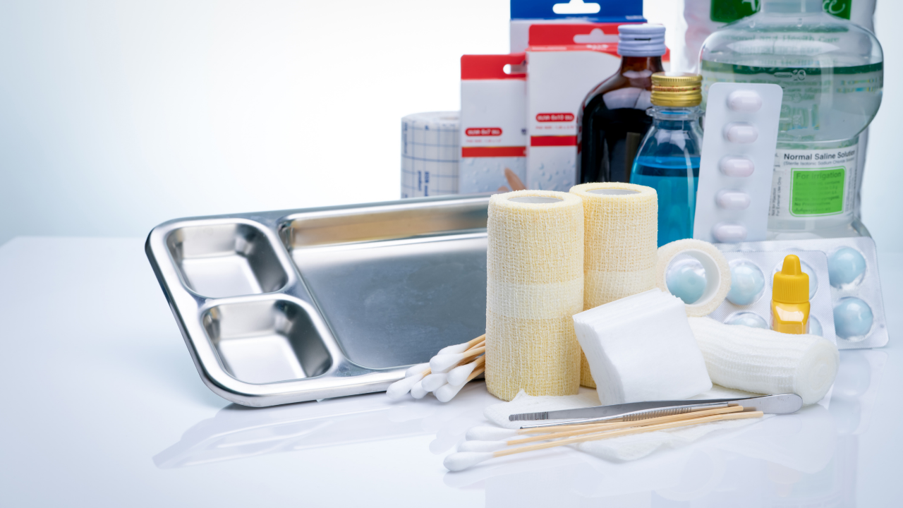 Wound care supplies and bandages